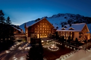 Luxury 5 star hotel the Chedi Andermatt, Switzerland