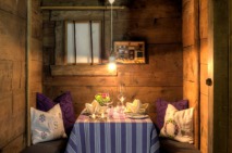 Cozy private dining in La Perla, in Corvara, Italy - Snow-wise - Best ski hotels for alpine charm