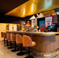 Exterior of the quirky, modern luxury 4-star RockyPop hotel in Flaine, France, with its central location close to the slopes, fabulous spa and leisure facilities, and range of dining options.