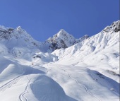 Amazing early season snow in the Alps!