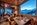 Sitting area in a suite in the 5-star luxury Tschuggen Grand Hotel in Arosa, Switzerland, with its private lift access to snow-sure slopes, gourmet dining, state-of-the-art spa and swimming pool, and kids club.