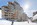 Skiers on the slopes outside the luxury 5-star ski-in/ski-out L'Amara luxury apartments in Avoriaz, France, with superb leisure and spa facilities, two swimming pools and a creche.