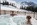 Panoramic mountain views from the outdoor jacuzzi at the luxury 5-star ski-in/ski-out L'Amara luxury apartments in Avoriaz, France, with superb leisure and spa facilities, two swimming pools and a creche.