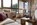 Panoramic views from apartment in the slopeside, ski-in/ski-out luxury 5-star Les Terrasses d’Eos self-catering apartments offering panoramic mountain views, and spa facilities including heated outdoor pool.