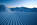 Perfectly groomed pistes in La Plagne at sunrise